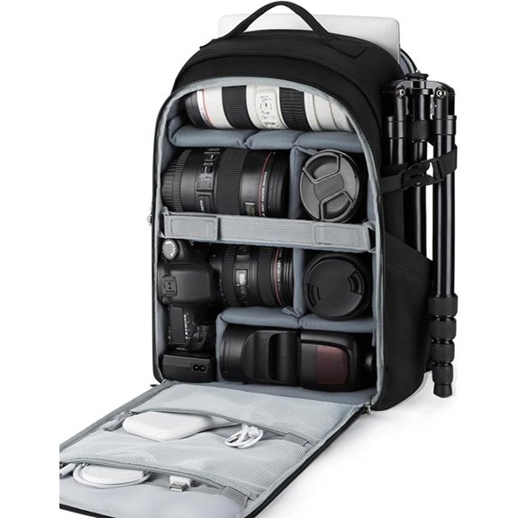 BAGSMART DSLR Camera Backpack with Rain Cover