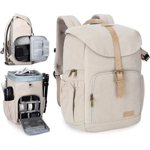 BAGSMART Camera Backpack with Laptop & Tripod Holder