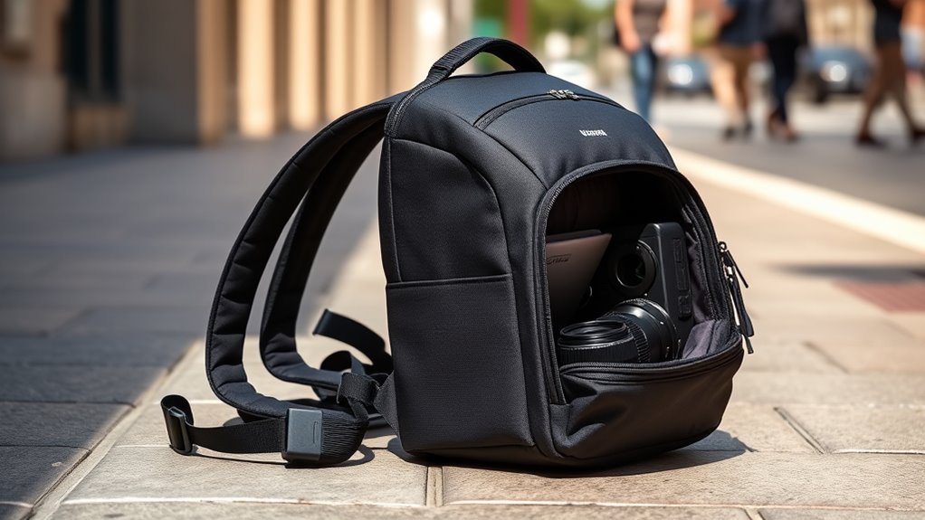 camera bag size access protection