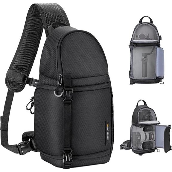 K&F CONCEPT Camera Sling Bag for DSLR/Mirrorless