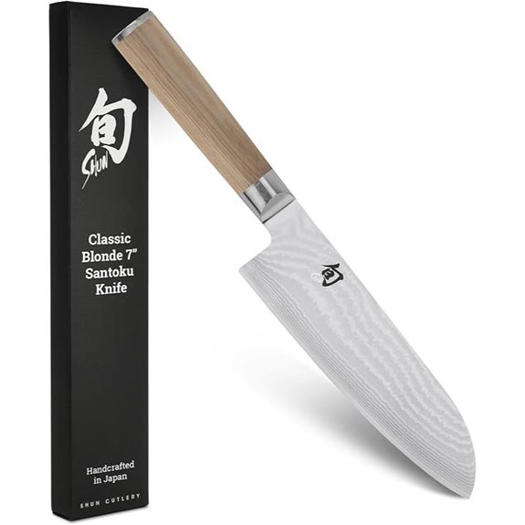 Shun Classic 7 Santoku Knife with Pakkawood Handle