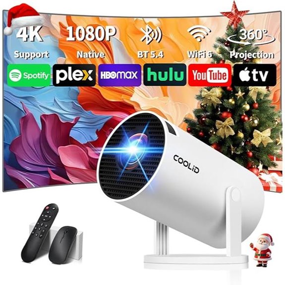 compact 4k wifi bluetooth