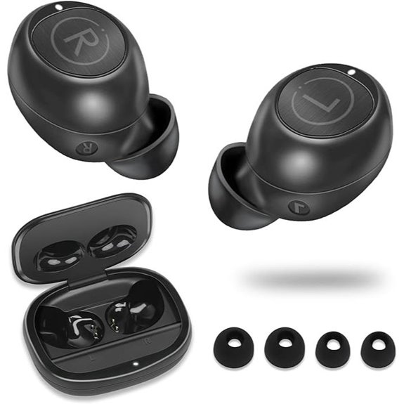Mini Wireless Earbuds with Microphone and Charging Case
