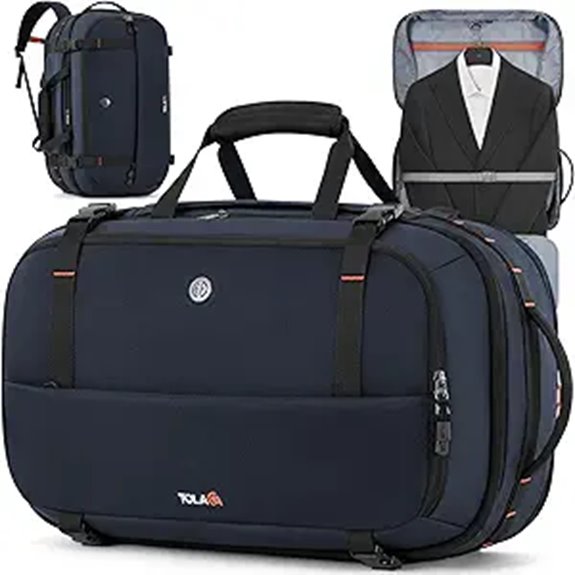 Tolaccea Convertible Garment Duffel & Laptop Bag