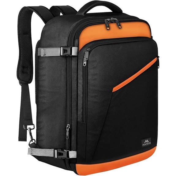 Matein Expandable Airline-Approved Travel Backpack