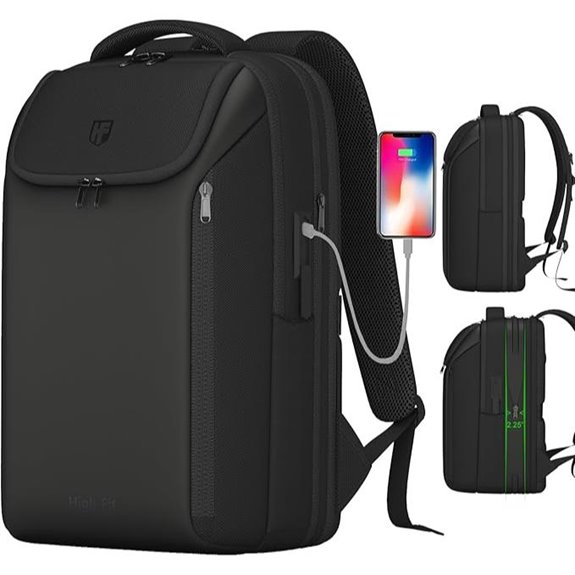 Expandable TSA-Flight Approved Travel Backpack with USB