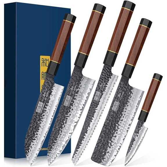 HOSHANHO 5-Piece High Carbon Steel Kitchen Knives