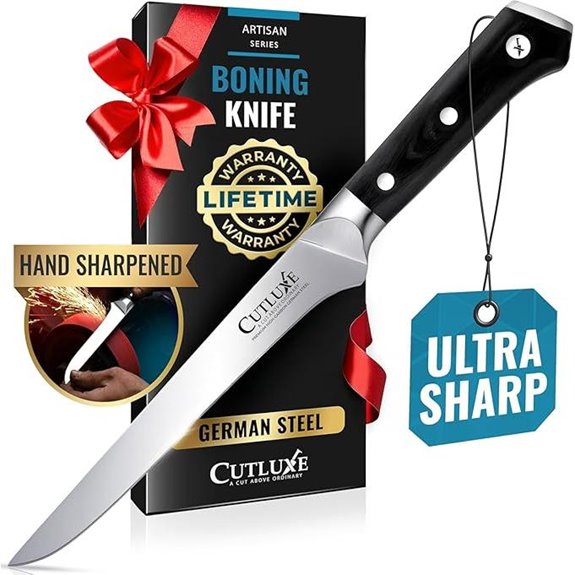 Cutluxe 6 Razor Sharp German Steel Boning Knife