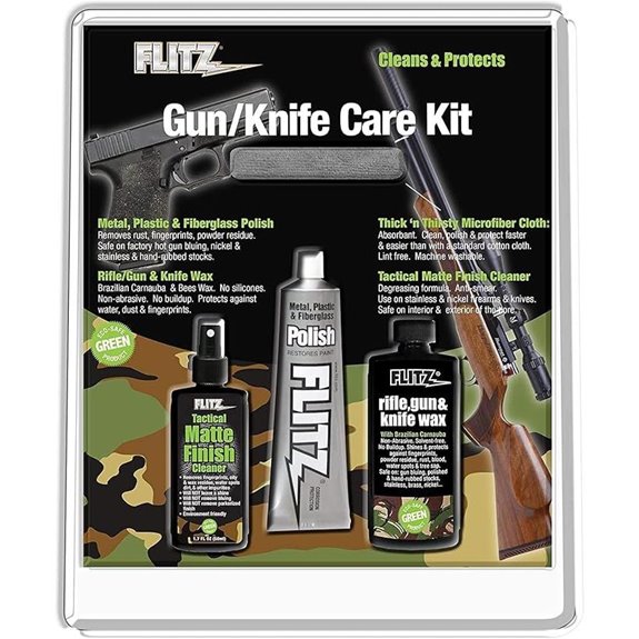 Flitz Gun & Knife Maintenance Kit with Polish & Wax