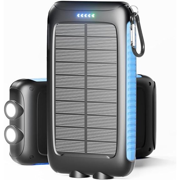 Solar Power Bank 49800mAh Portable Fast Charging