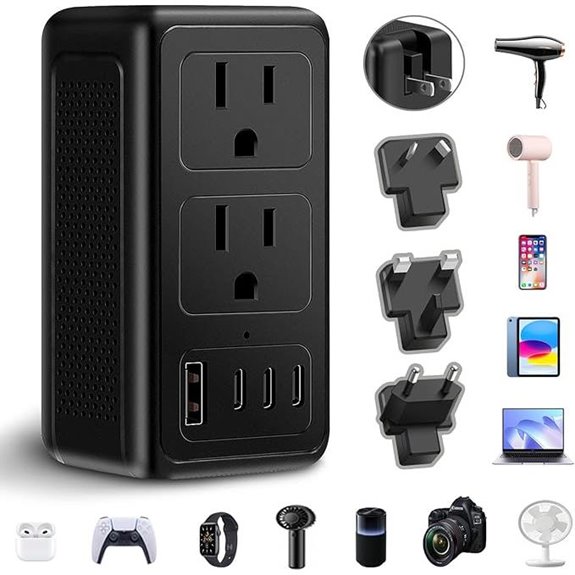 2000W Voltage Converter US to Europe with USB