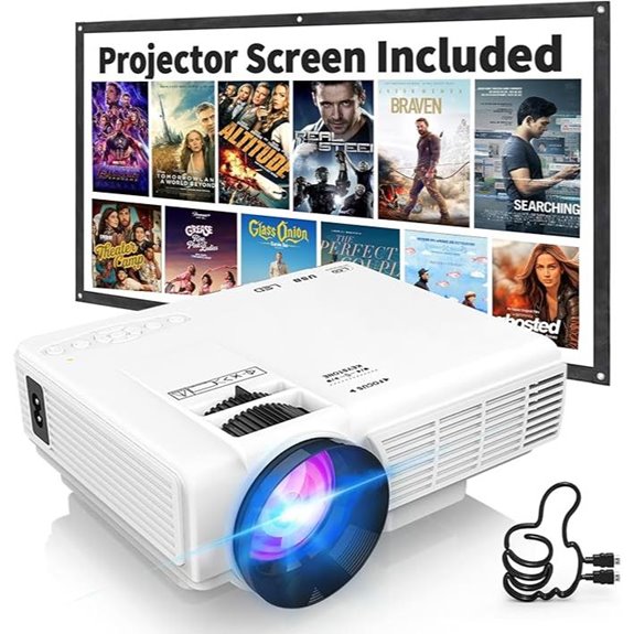 high resolution portable projector