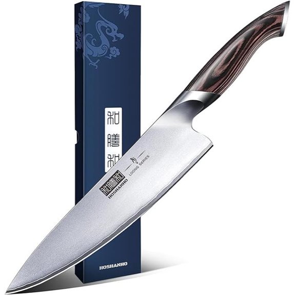 HOSHANHO 8-inch Japanese Chef's Knife with Ergonomic Handle