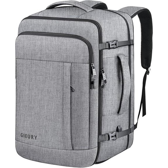 Travel Backpack 50L Expandable Carry-On Luggage