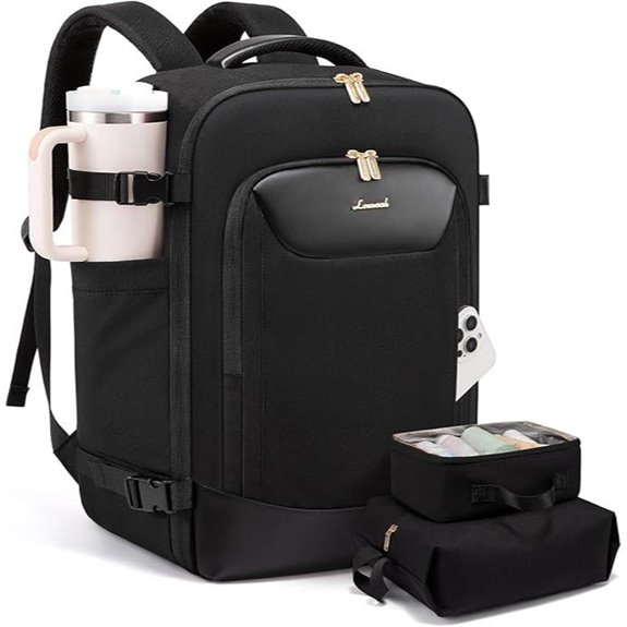 LOVEVOOK 40L Travel Backpack with Packing Cubes