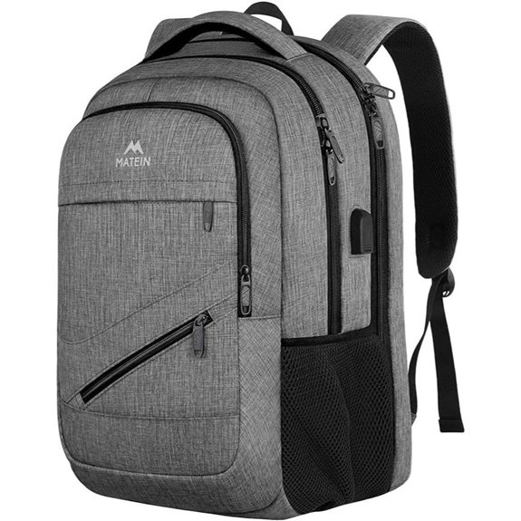 MATEIN 17-Inch TSA Travel Laptop Backpack with USB