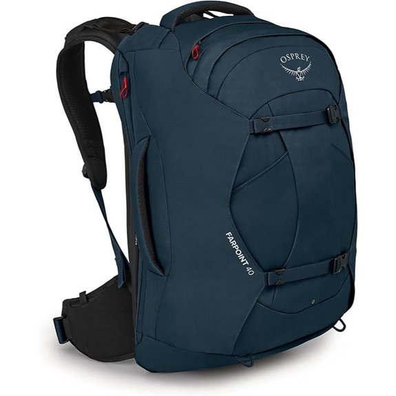 Osprey Farpoint 40L Men's Travel Backpack Muted Space Blue