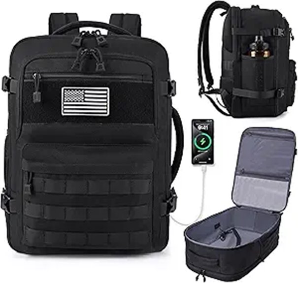 MOZETO TSA Approved Travel Backpack for Men