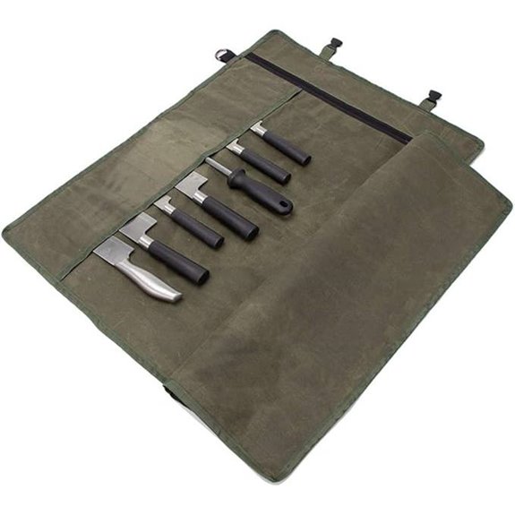 Chef’s Knife Roll Bag with Multiple Slots and Pockets