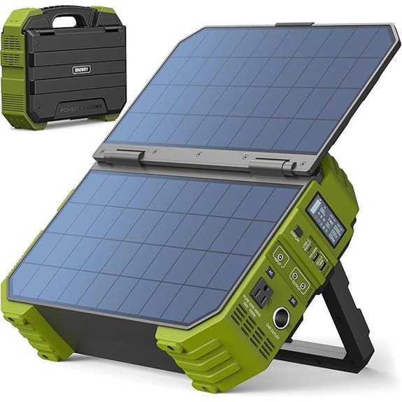 Browey 1000W Portable Solar Power Station with Panel