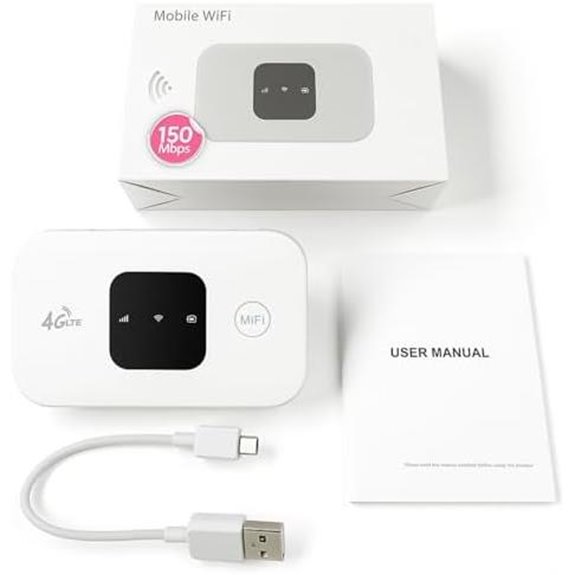 Portable 4G Mobile Hotspot Router with SIM Slot