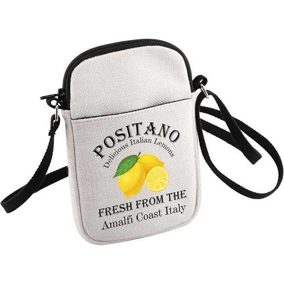 Positano Italy Lemons Crossbody Bag Travel Gift