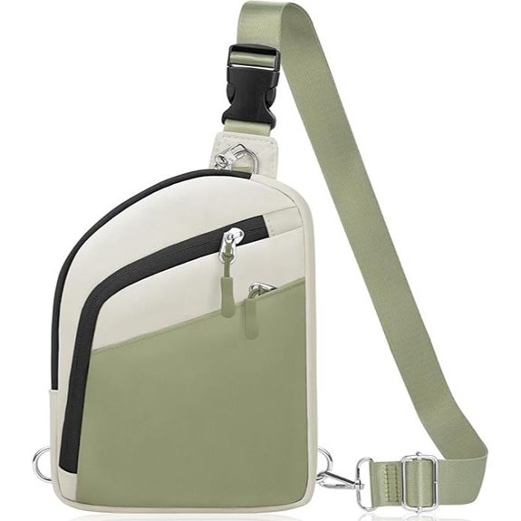 TOPEAST RFID-Blocking Crossbody Bag for Women Men