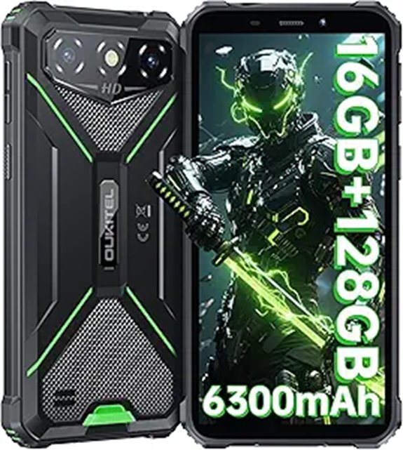 OUKITEL G3 Rugged Smartphone 128GB Waterproof 6300mAh