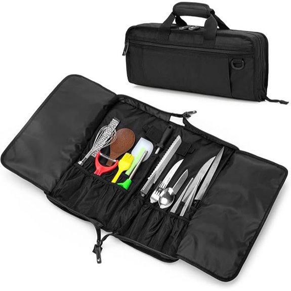 Chef Knife Bag with Lockhole & 23 Slots
