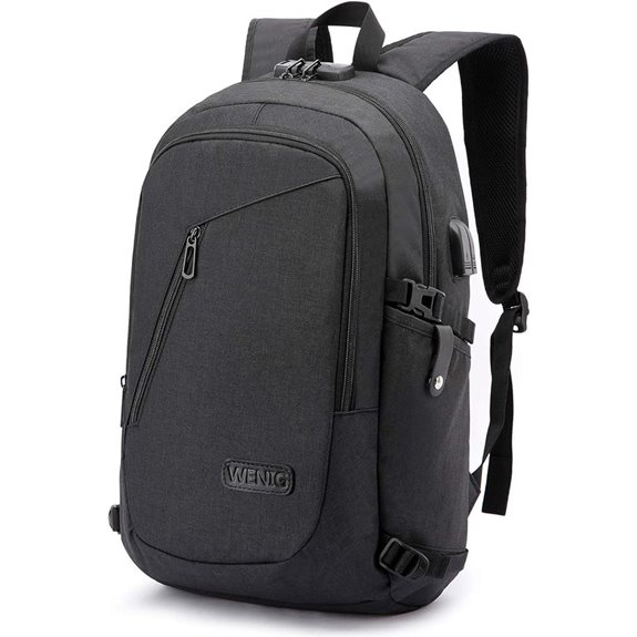 WENIG Anti-Theft Laptop Backpack with USB Port
