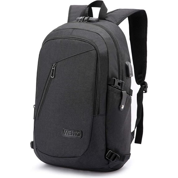 WENIG Anti-Theft Laptop Backpack with USB Charging