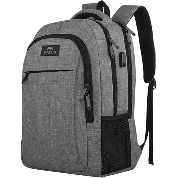 Matein Anti-Theft Laptop Backpack with USB Charging