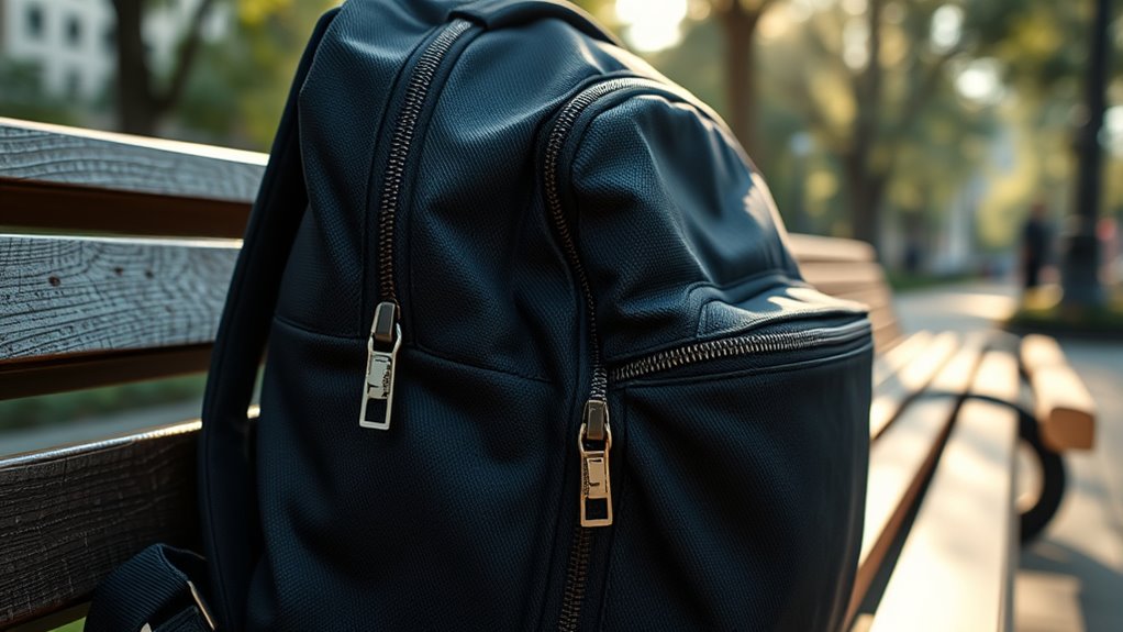 secure zipper durable material