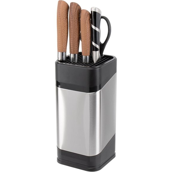 RedCall Stainless Steel Kitchen Knife Block Organizer