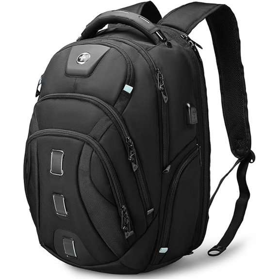 Swissdigital Men's Travel Laptop Backpack with USB & RFID