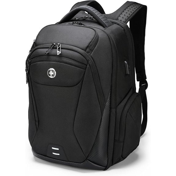 Swissdigital Men's Laptop Backpack with USB & RFID
