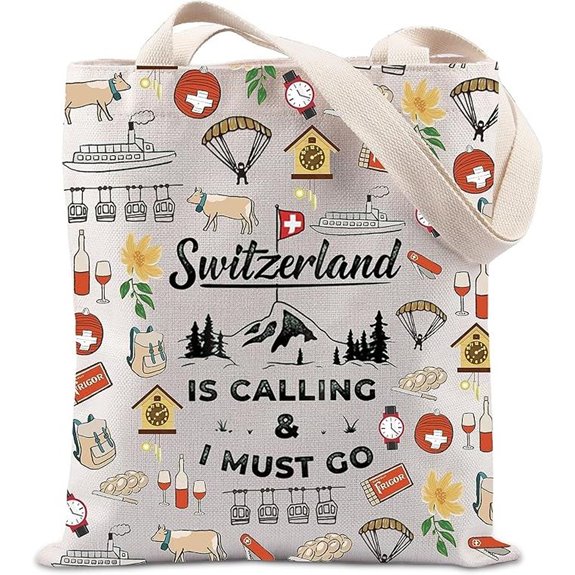 TIIMG Switzerland Lover Tote Bag Gift