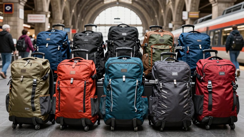top european train travel backpacks