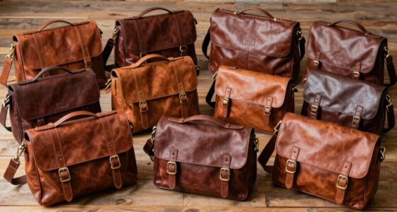 top leather travel messenger bags