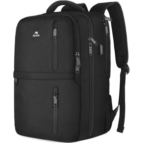 Matein Travel Backpack with USB & TSA Approval