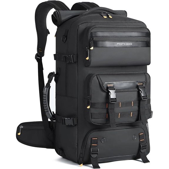 Travel Backpack with USB Charging and Shoe Compartment