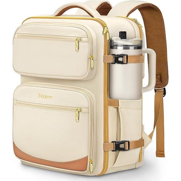 Taygeer Personal Travel Bag with Makeup Compartment
