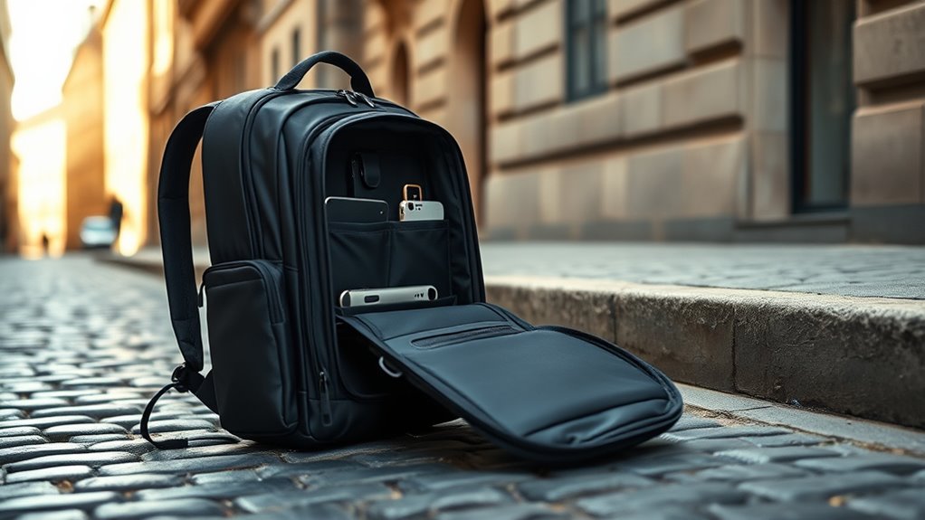 travel friendly secure organized backpack
