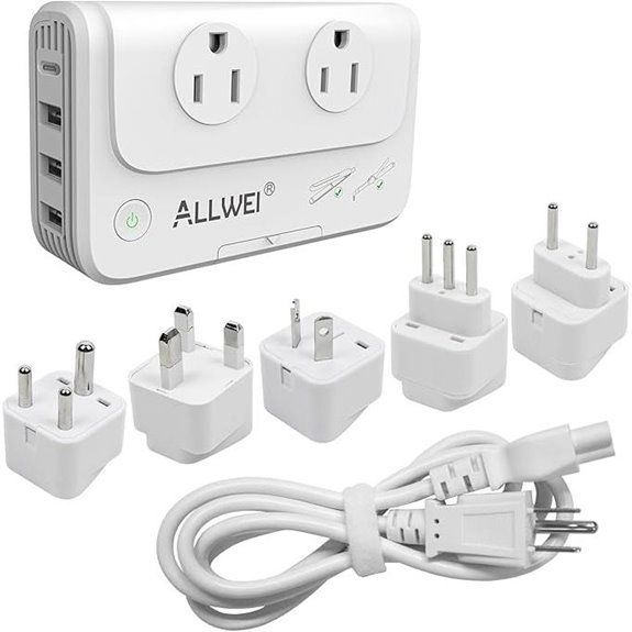 ALLWEI Universal Travel Power Adapter for Hair Tools