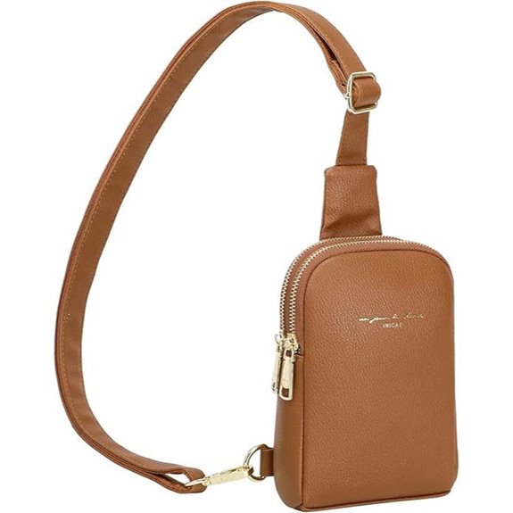 INICAT Small Vegan Leather Crossbody Bag for Women