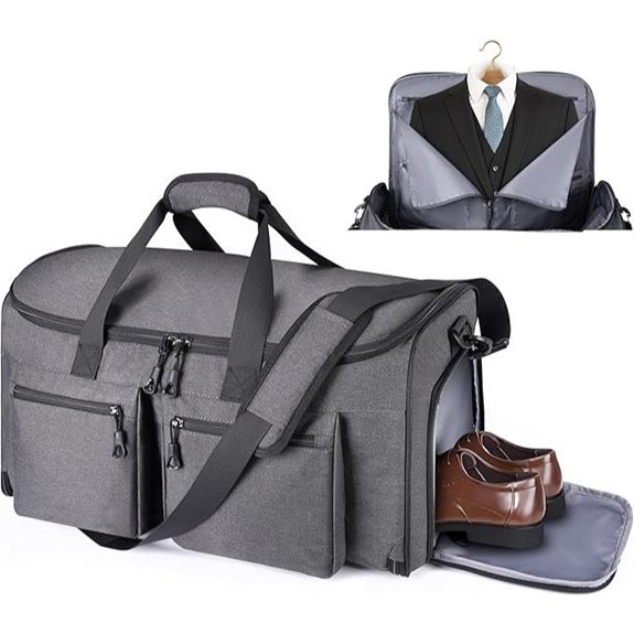 Convertible Duffle Bag with Shoulder Strap for Travel
