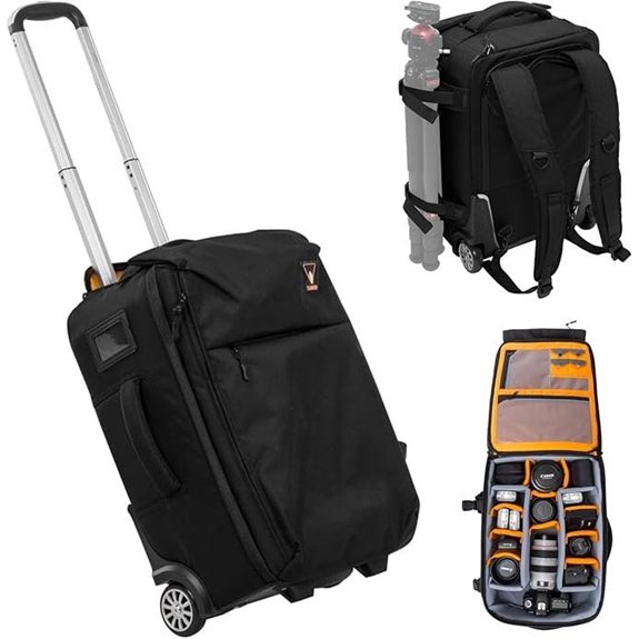 SLINGER 2-in-1 Wheeled Camera Backpack
