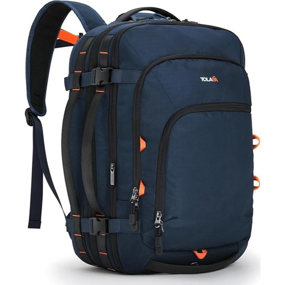 Tolaccea TSA Friendly Water-Resistant Travel Backpack