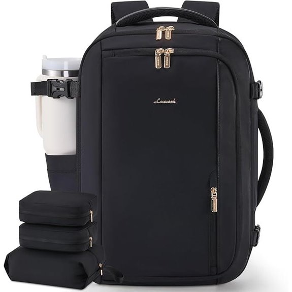 LOVEVOOK 40L Waterproof Travel Backpack with Cubes