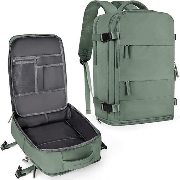 Coowoz Waterproof Travel Backpack for Women & Men